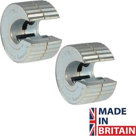 Monument Autocut Copper Pipe Cutter Twin Pack 15mm MON1715 1715C x2