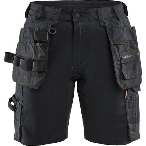 Short de travail stretch 2D femme 7133 - Noir XS - FR(34) - SE(C32) - Standards