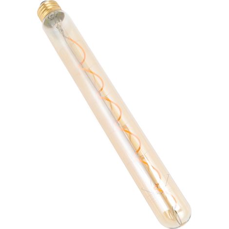 Ampoule LED tubulaire dorée à lumière chaude E27 E26, intensité variable, style vintage, pour restaurants, bars et maisons. (1/5)