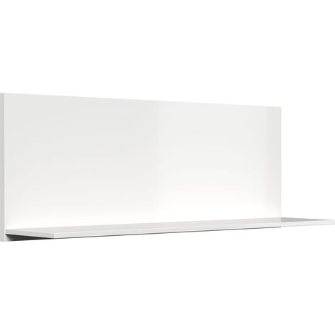 Deko-Regal Fiore L 80cm Weiss hochglanz (1/5)