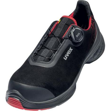 uvex Halbschuhe 1 G2 S3 schwarz rot Weite 12 Größe 42 (1/2)