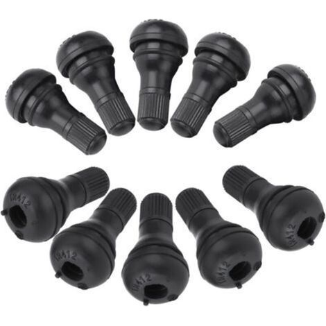 Tige de valve à clipser, 36 mm de long, en métal et caoutchouc résistant à l'ozone, pour équipements de jardinage et quads. (1/5)
