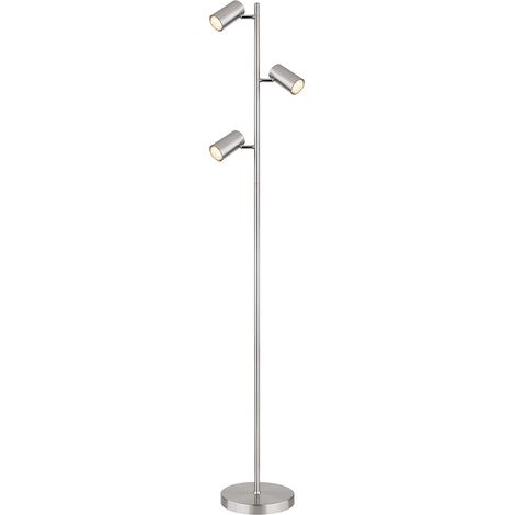 Globo - lámpara de pie - Robby - níquel - metal - GU10 - 57910S