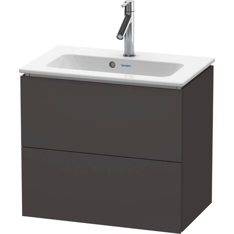 Duravit L-Cube bâti-support lavabo suspendu, Compact, 2 tiroirs,