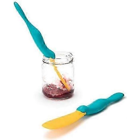 Spatule en pot, ustensile de cuisine, pelle et étaloir compatible avec le beurre de cacahuète et la confiture (1/5)