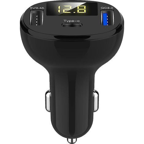 Wasserdichtes 12-24V Dual-Port-USB-QC-3.0-Typ-C-Handyladegerät für Wohnmobile (1/4)