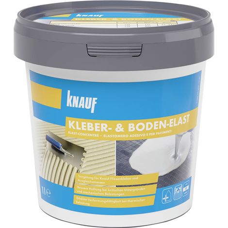 Knauf Kleber- und Boden-Elast farblos bis weiß, 1 l Fliesenkleber & Baukleber
