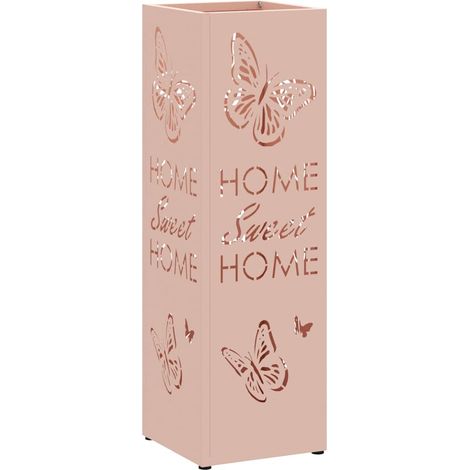 Porte-parapluie Rose 15,5 x 15,5 x 49 cm Métal CFW528568 (1/5)