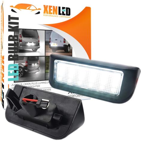 Pack 2 modules LED plaque arrière Peugeot Expert 2 et Partner 2 - Feu éclaireur de plaque 6340G7 (1/5)