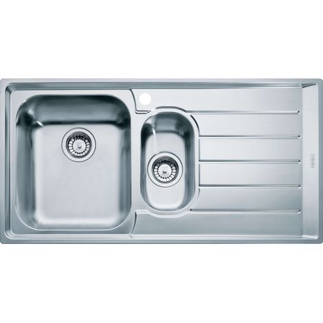 Franke Neptun - Fregadero acero inoxidable NEX 651/2, 100x51 cm 101.0120.275 (1/3)