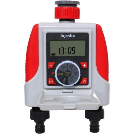 2 Sorties Irrigation Programmateur Arrosage Jardinage Quotidien avec Capture de Pluie (1/5)