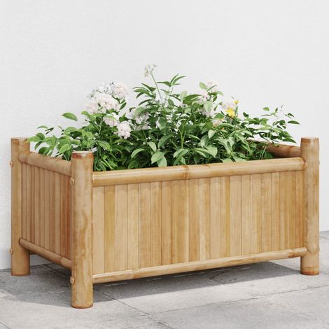 vidaXL Fioriera 50x30x25 cm in Bambù