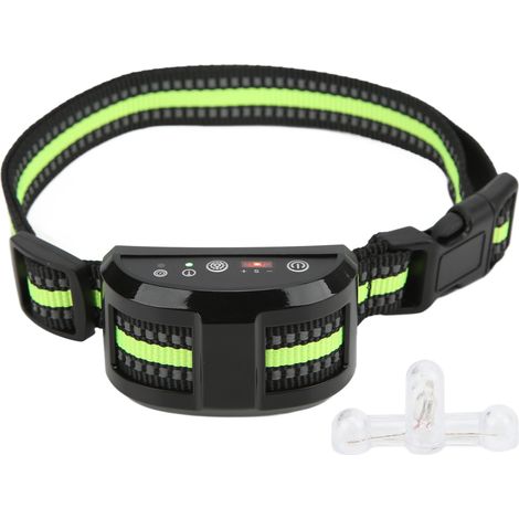 Collier de dressage intelligent 4 en 1 pour chien, anti-aboiements automatique, étanche. (1/5)