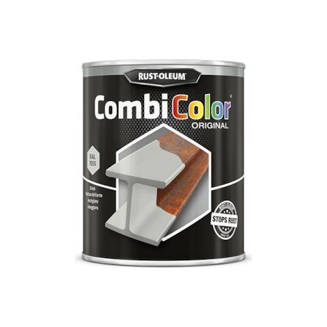 Peinture anti-rouille COMBICOLOR - gris clair RAL 7035 - 750 mL - RUST-OLEUM
