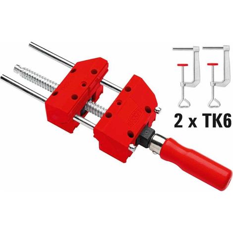 Bessey S10-ST Tornillo de Prensa Rojo 90 mm Mandíbula (1/5)