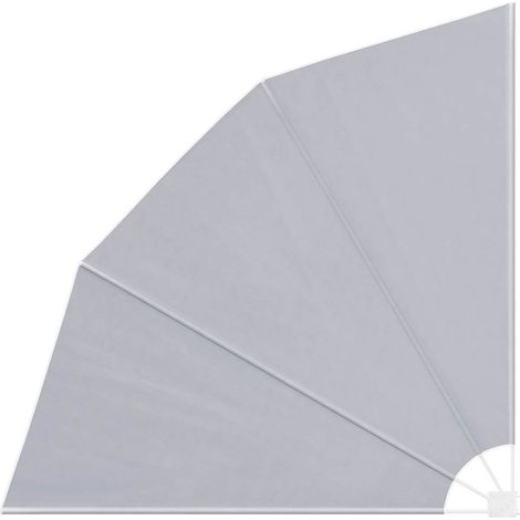 Maison Exclusive - Tenda Laterale per Balcone Pieghevole Grigio 210x210 cm (1/5)