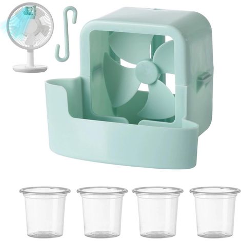 Accessoire Refroidissant Pour Ventilateur De Bureau Gobelet Suspendu Dispositif De Refroidissement Pour Ventilateur Suspendu Pour Tente Extérieur Balcon Bureau Chambre (1/5)