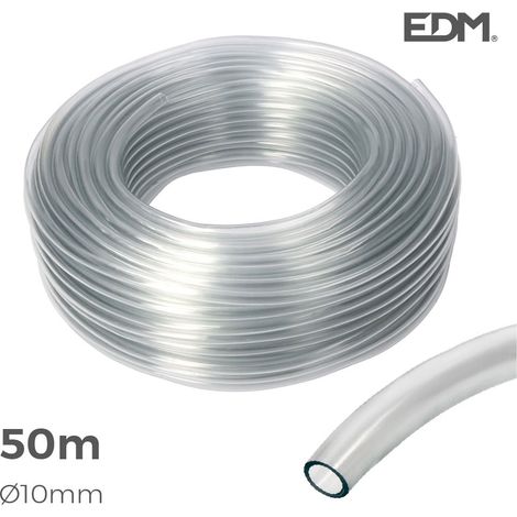 Transparenter Glasschlauch innen ø 10mm außen ø 14mm Rolle 50m