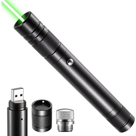 Hochwertige, wiederaufladbare Mini-Taschenlampe mit großer Reichweite und abnehmbarer Sternkappe multifunktionale Taschenlampe für Astronomie, Bauwesen und Expeditionen.