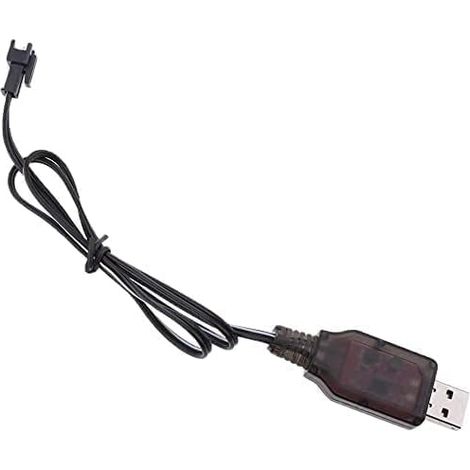 Cavo Caricatore USB SM-2P – Uscita 250mAh – Compatibile con Batterie LiPo 3.7V – Connessione Sicura in Plastica Isolata (1/3)