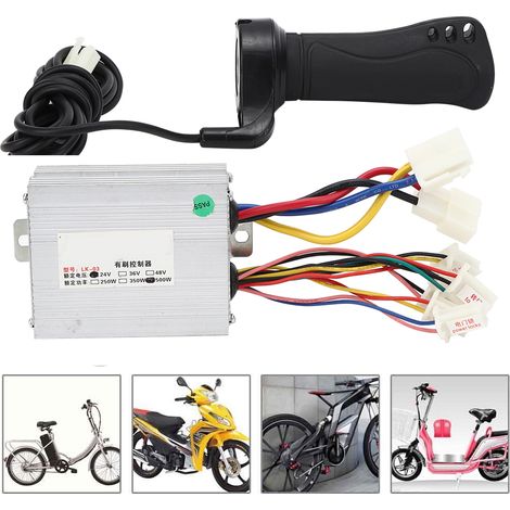 Câble d'extension pour contrôleur à balais de vélo électrique 24 V 500 W, accessoires pour guidon de vélo électrique (1/5)