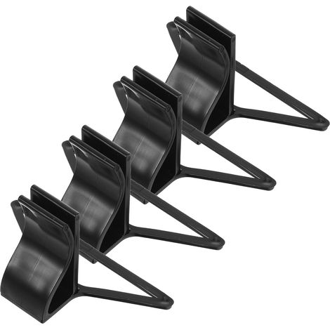 de 4 porte pinceaux noirs en ABS pour seau anti gouttes