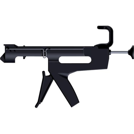 Handfugenpistole / Kartuschenpresse H1 schwarz für Kartuschen bis 310ml (1/2)