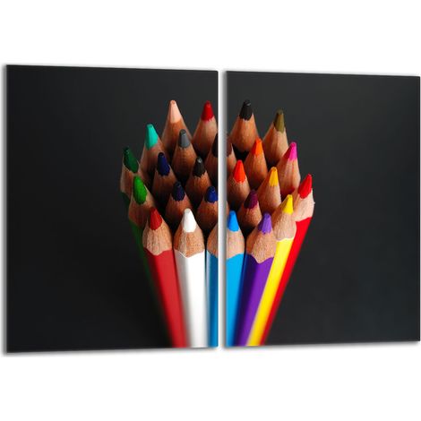 Glasschutzplatte für den Herd 2x40x52 Bunt (1/5)