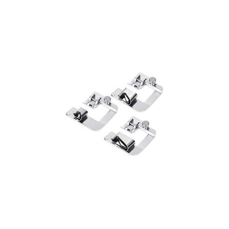 Set di 3 piedini per macchina da cucire (1/2", 3/4", 1") Piedino per orlo Silvercres, adatto per macchine da cucire Brother, Singer, Janome e Toyota. - Crezuo (1/4)