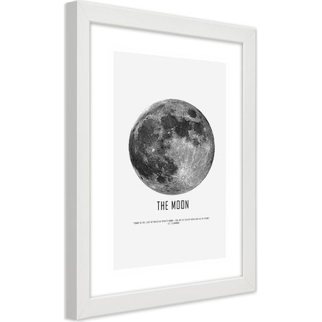 Quadro con cornice, Luna - 30x45 (1/5)