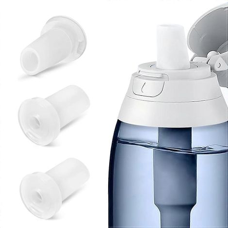 Lot de 3 valves de rechange en silicone pour bouteilles d'eau (1/2)