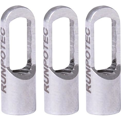 Zugösen-Set Runpotec 3 Stück, für Glasfaserstab Ø= 3 mm, Gewinde Ø= 6 mm