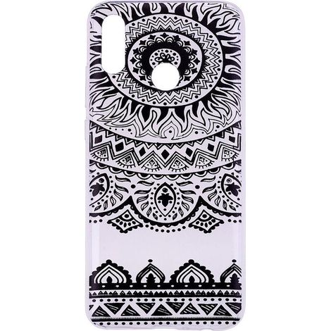 Coque souple pour Huawei P Smart 2019 - Motif mandala noir - Étui de protection (1/5)