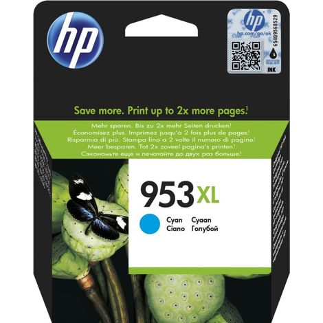 Cartucho de Tinta Original HP F6U16AE Cian
