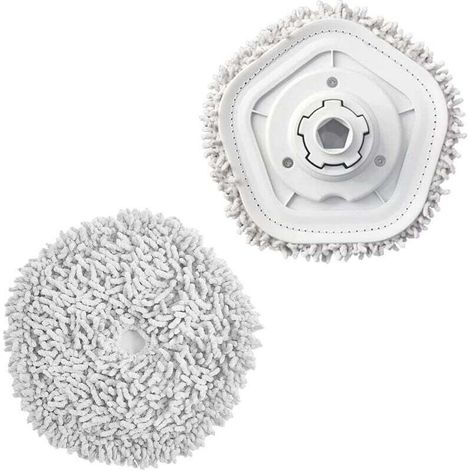 Sollbry 2-pack replacement cleaning cloths for Dreame W10/W10 Pro robotic vacuum cleaners, washable mopping pads, for all floor types--DTEKGAZ