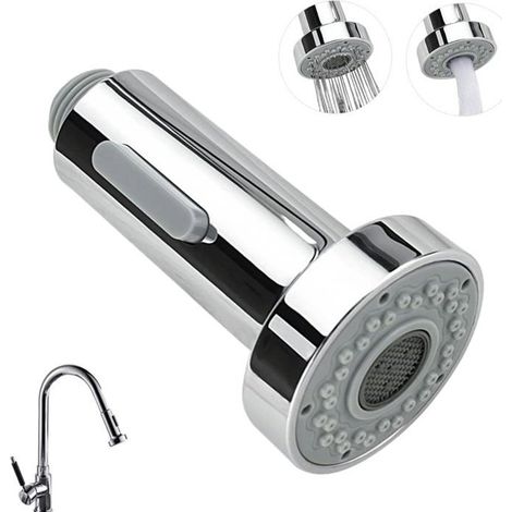 ®RisingFF Pommeau de douche de cuisine à double fonction, remplacement de robinet de cuisine, pommeau de douche anti-éclaboussures (1/5)