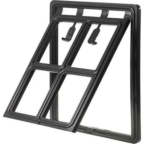 Cyslmuk – Chatière pour chiens et chats – Porte moustiquaire 35 cm x 45 cm – Installation facile – Convient à toutes les portes et fenêtres (1/5)