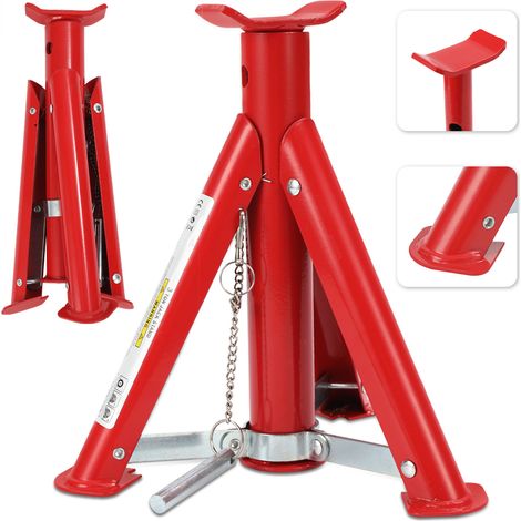 TolleTour 2x Chandelles Antidérapantes Sécurisées pour Voitures et Camions Extrêmement stable Supporte jusqu'à 2T (1/5)