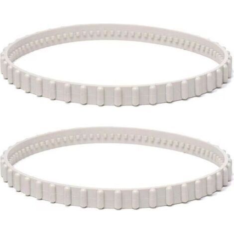 Courroie d'entraînement RCX23002 pour nettoyeur de piscine Hayward pour nettoyeur de piscine Aquavac Tiger Shark et SharkVac, 2 pièces
