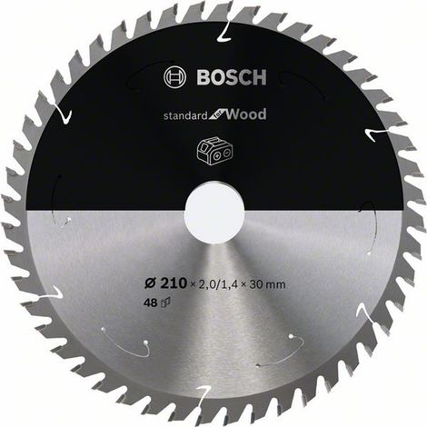 Bosch Professional Standard for Wood Kreissägeblatt 210 x 30 x 1,7 mm 48 Zähne ( 2608837714 )