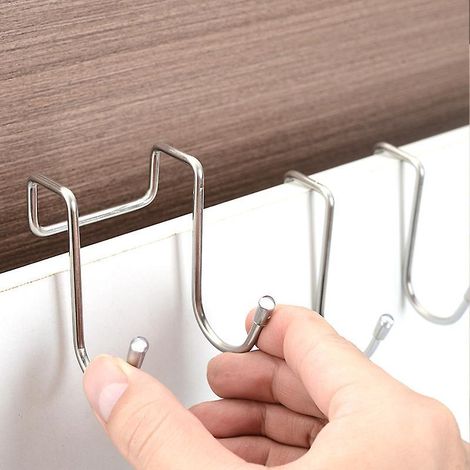 2pcs-crochets En S Porte D'armoire Derrire La Porte Crochets En S Double Tte Crochets En S