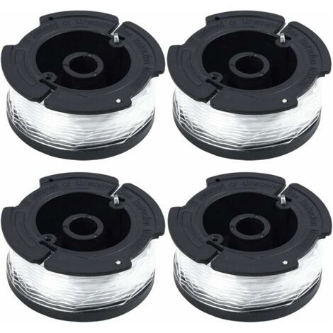 Stück Universal 6 mm x 9,15 m Rasentrimmer Freischneider Robuster Rundkopf Rasenmäher Gartenarbeit FLITI