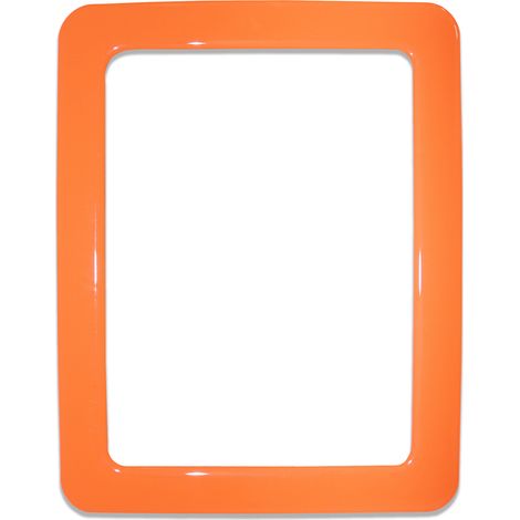 Magnetischer, selbstklebender Rahmen, Größe 16,0 x 11,8 cm – orange (1/5)