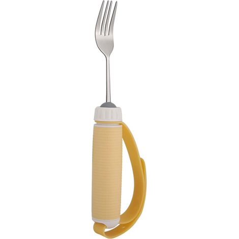 Fourchette Rotative Flexible pour Personnes Âgées avec Arthrite - Ustensiles de Table Amovibles (1/5)