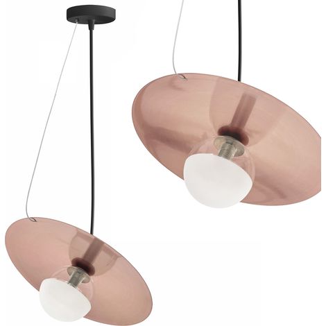 DECKENLAMPE APP1418-CP BLACK ROSE GOLD