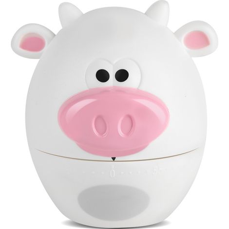 Mignon Dessin animé Minuteur de Cuisine mécanique 55 Minutes Cuisson Supplieslovely Student Devoirs Plastique Minuteur Purple Bear (1/5)