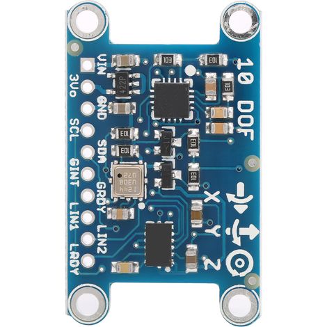 Module avec capteurs (accéléromètre, gyroscope) pour applications industrielles, 10 degrés de liberté, LSM303+L3G4200D