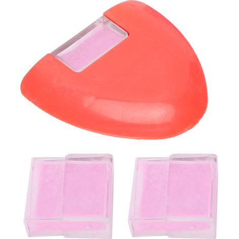 Craie de tailleur professionnelle, triangle, outils de couture, tissus, broderie, accessoires de loisirs créatifs, rouge (1/5)