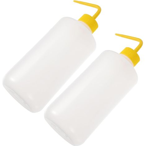2 Stück Packung 500 ml Quetschflaschen aus Kunststoff mit