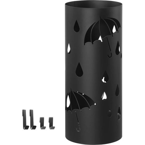 Porte-parapluie Hoppa - Noir - Acier, Plastique - 17 x 17 x 41 cm (L x P x H) (1/5)